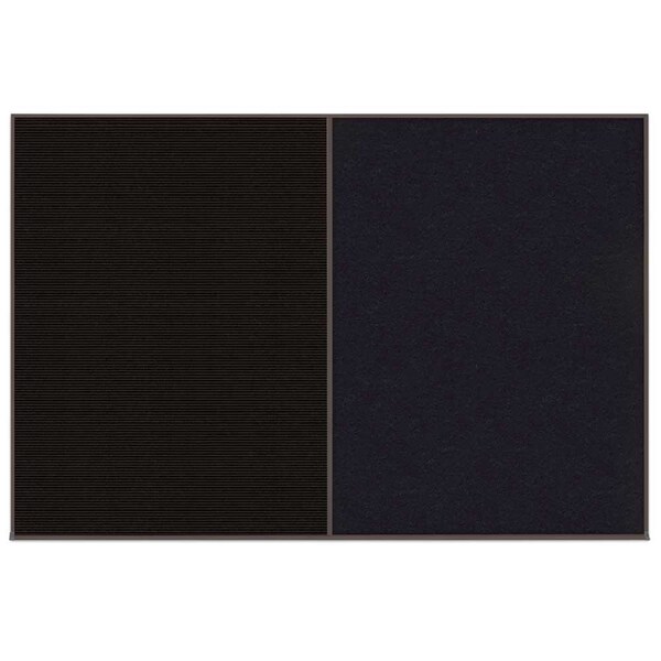 Enclosed Corkboard, 1 Door, 72"x48", 4" Fra